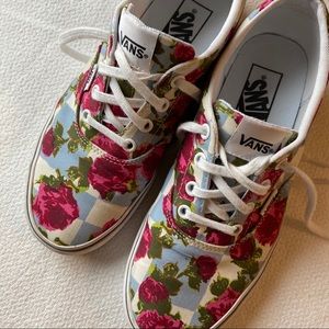Floral Vans 7.5